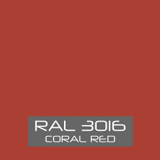 RAL 3016 Coral Red tinned Paint